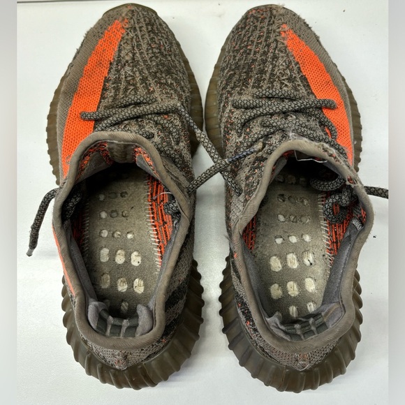 Adidas Yeezy Boost 350 V2 Beluga Sneakers Size 5 Used Orange Gray Men/Women/Kids - Picture 8 of 10
